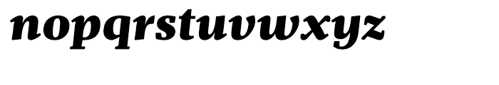 Mafra Black Italic Font LOWERCASE
