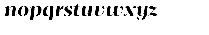 Mafra Display Bold Italic Font LOWERCASE