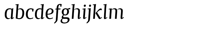 Maga Book Italic Font LOWERCASE