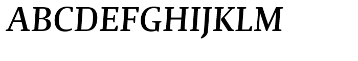Maga Medium Italic Font UPPERCASE