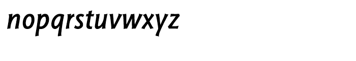 Magma Compressed SemiBold Italic Font LOWERCASE