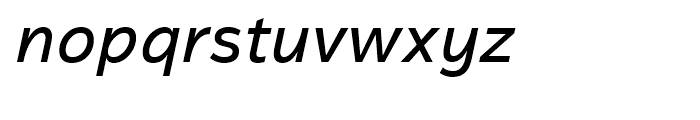 Magnum Sans Medium Italic Font LOWERCASE