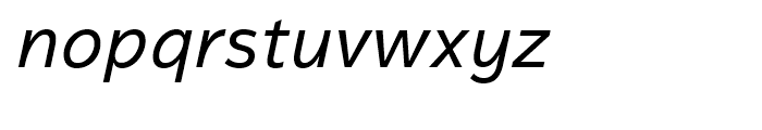 Magnum Sans Pro Regular Italic Font LOWERCASE