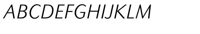 Mahsuri Sans Light Italic Font UPPERCASE