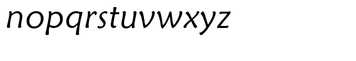 Maiandra GD Italic Font LOWERCASE