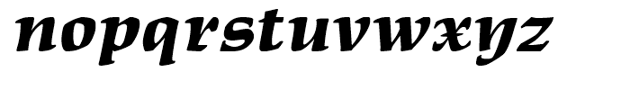 Maidenhead Black Italic Font LOWERCASE