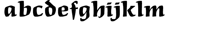 Maidenhead Black Font LOWERCASE