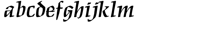 Maidenhead Italic Font LOWERCASE