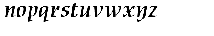 Maidenhead Italic Font LOWERCASE