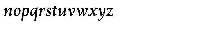Maiola Cyrillic Bold Italic Font LOWERCASE