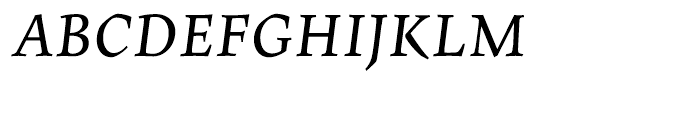 Maiola Cyrillic Book Italic Font UPPERCASE