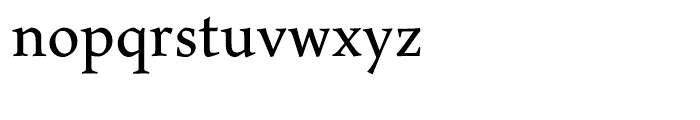 Maiola Greek Book Font LOWERCASE