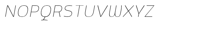 Mairy Thin Italic Font UPPERCASE