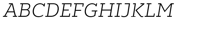Majora Pro ExtraLight Italic Font UPPERCASE