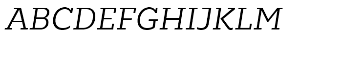 Majora Pro Light Italic Font UPPERCASE