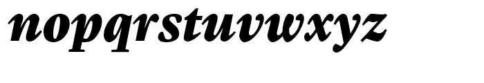 Malabar Heavy Italic Font LOWERCASE