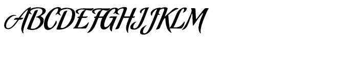 Malbeck Regular Font UPPERCASE