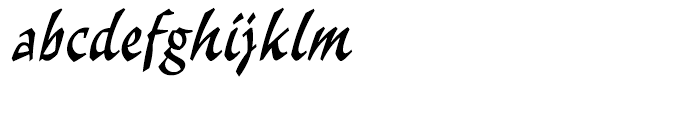 Malibu Font LOWERCASE