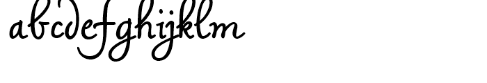 Mama Script Regular Font LOWERCASE