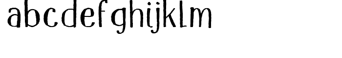 Mandolin Regular Font LOWERCASE