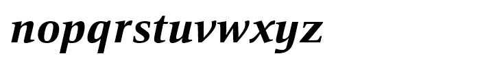 Mangan ExtraBold Italic Font LOWERCASE