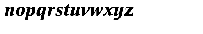 Mangan Nova Heavy Italic Font LOWERCASE