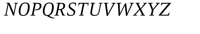 Mangan Nova Italic Font UPPERCASE