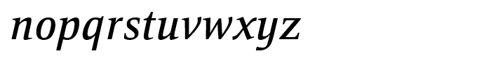 Mangan Nova Medium Italic Font LOWERCASE