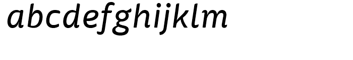 Mangerica Italic Font LOWERCASE
