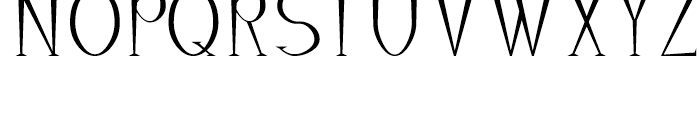 Manitu Regular Font UPPERCASE