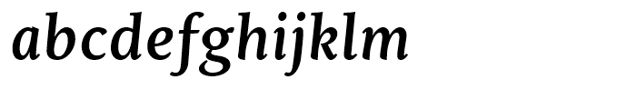 Mantika Book Bold Italic Font LOWERCASE