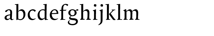 Mantika Book Regular Font LOWERCASE