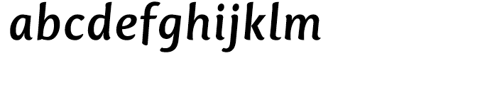 Mantika Informal Bold Font LOWERCASE
