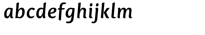Mantika Informal Cyrillic Bold Font LOWERCASE