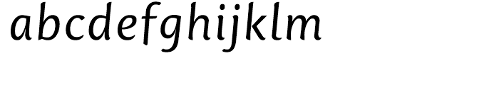 Mantika Informal Regular Font LOWERCASE