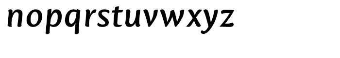 Mantika Sans Bold Italic Font LOWERCASE
