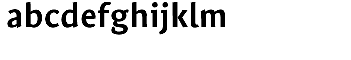 Mantika Sans Bold Font LOWERCASE