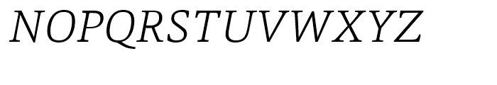 Marbach ExtraLight Italic Font UPPERCASE