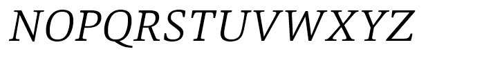 Marbach Light Italic Font UPPERCASE