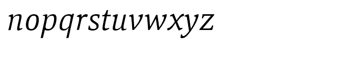 Marbach Light Italic Font LOWERCASE