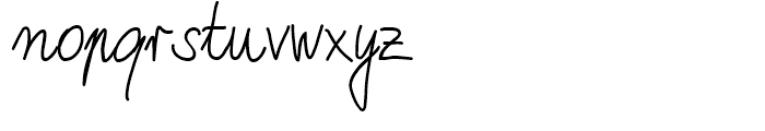 Marbo Handwriting Pro Regular Font LOWERCASE