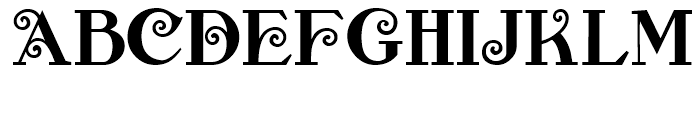 Marfield Regular Font UPPERCASE
