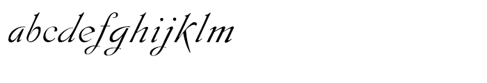 Margaux Regular Font LOWERCASE