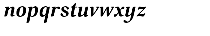Margon 360 Bold Italic Font LOWERCASE