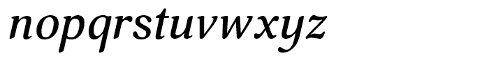 Margon 360 Medium Italic Font LOWERCASE