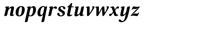 Margon 380 Bold Italic Font LOWERCASE