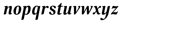 Margon 400 Bold Italic Font LOWERCASE