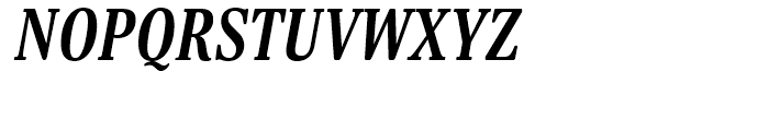 Margon 430 Bold Italic Font UPPERCASE