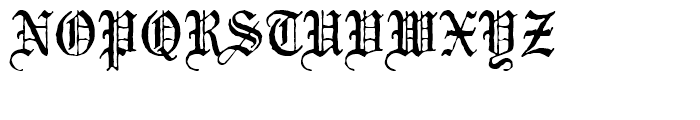 Mariage Antique Standard d Font UPPERCASE
