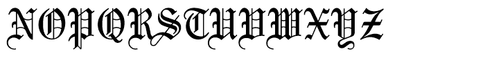 Mariage Regular Font UPPERCASE